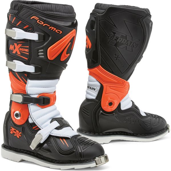 Cizme MX-Enduro Forma Boots Cizme Moto Terrain TX Black/Orange/White