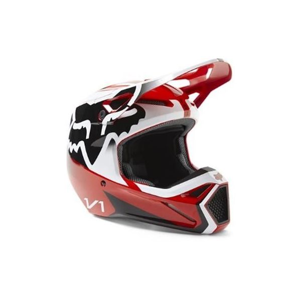 Casti Cross-Enduro Fox Racing Casca Moto MX V1 Leed Dot/Ece Flo Red 23