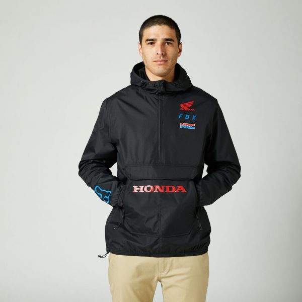Geci/Hanorace Casual Fox Racing Geaca Honda Anorak Black