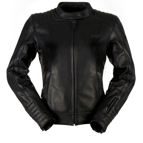 Leather Womens Jackets Furygan Leather Moto Jacket L'Intrepide Lady Black 6033-1
