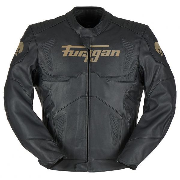 Geci Moto Piele Furygan Geaca Moto Piele Sherman Evo Black