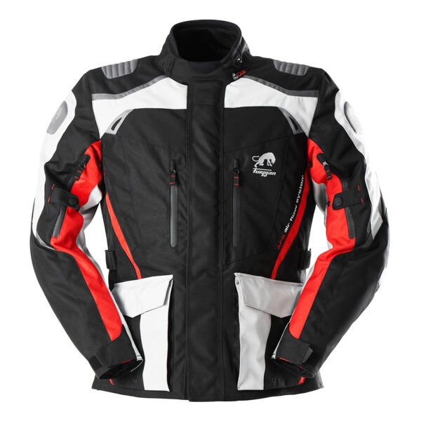Geci Moto Textil Furygan Geaca Moto Textil Apalaches Black/Pearl/Red 6364-557