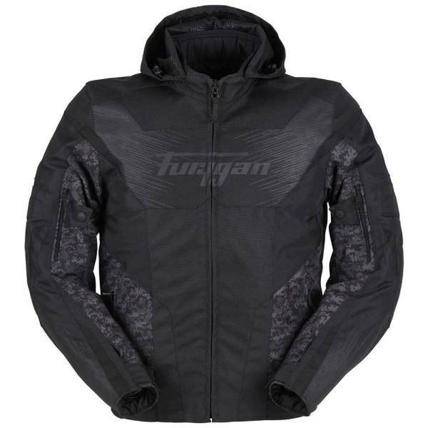 Geci Moto Textil Furygan Geaca Moto Textil Shard Hv Black/Rreflective Grey 6480-1050