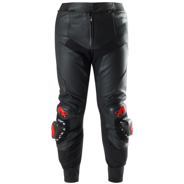 Pantaloni Moto Piele Furygan Pantaloni Moto Piele Drack Black/Red 6035-108