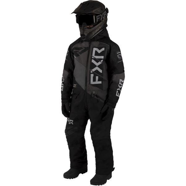 Combinezon Monosuit SNOW Copii FXR Combinezon Snowmobil Child Helium Black/Charcoal/Grey