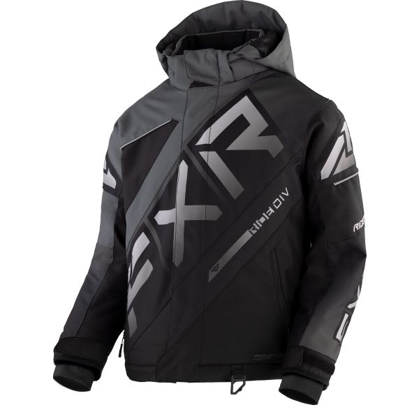 Geci Snowmobil - Copii FXR Geaca Snowmobil Child CX Black/Char/Grey