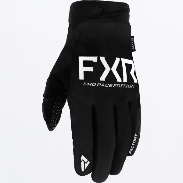 Gloves FXR Cold Cross Ultra Lite Snowmobil Glove  Black/White 