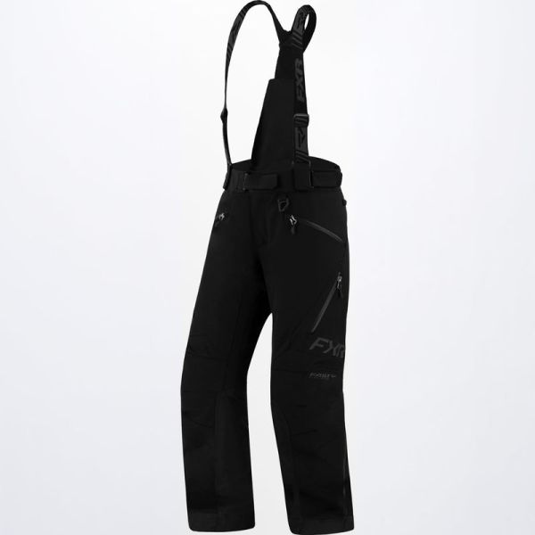 Women's Bibs FXR Lady Snowmobil Insulated Renegade FX Pant Black Ops 23