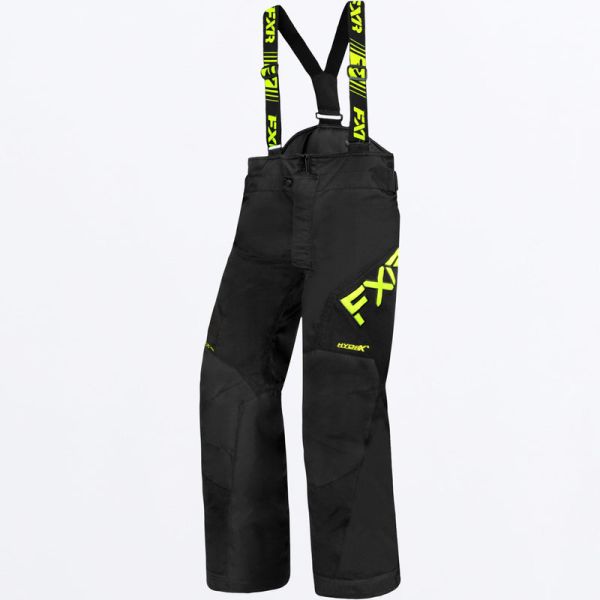 Pantaloni Snow - Copii FXR Pantaloni Snowmobil Child Insulated Clutch Black/HiVis 23
