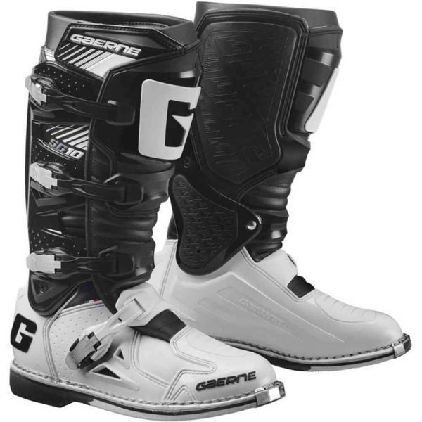 Cizme MX-Enduro Gaerne Cizme Moto MX SG10 Black/White