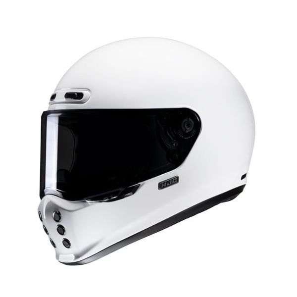 Casti Moto Integrale HJC Casca Moto Full-Face/Integrala V10 Solid White Glossy 24