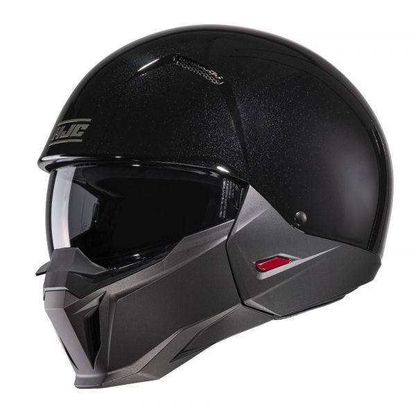 Casti Moto Jet (Open Face) HJC Casca Moto Open Face i20 Solid Black