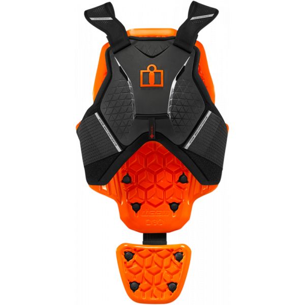 Protectii Moto Piept/Spate Icon Vesta Moto Protectie D3O Black/Orange