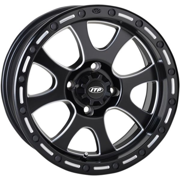 Jante ATV/UTV ITP JANTA TSUNAMI 15X7 BOLT PATTERN 4/156 OFFSET 4+3 BLACK