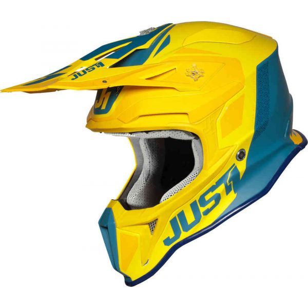 Casti Cross-Enduro Just1 Casca Moto Enduro J18 Pulsar Yellow/Blue 2021