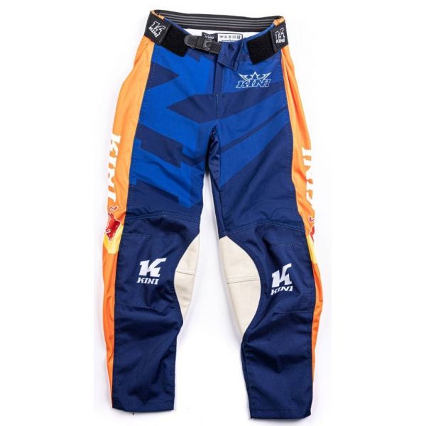 Pantaloni MX-Enduro Copii Kini Red Bull Pantaloni Enduro Copii Division V2.1  Navy/Orange