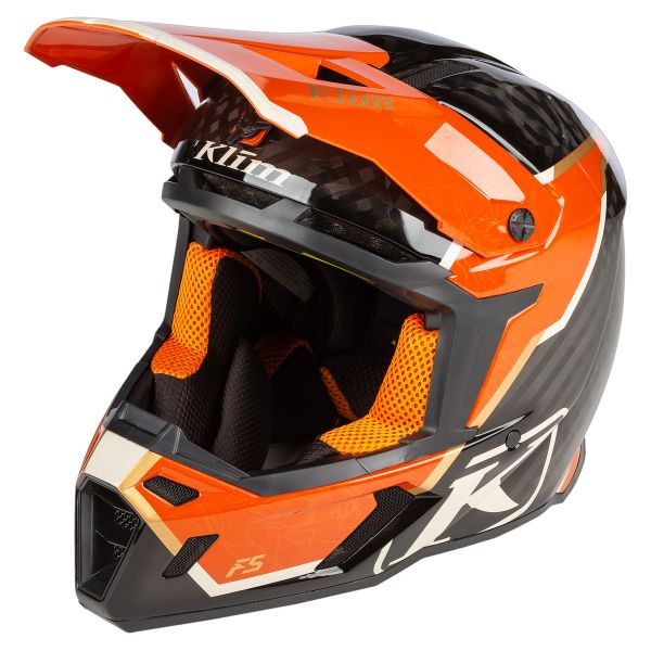 Casti Cross-Enduro Klim Casca Moto Enduro F5 Koroyd Helmet ECE/DOT Topo Potter's Clay