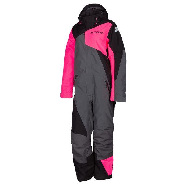 Combinezon Monosuit SNOW Dama Klim Combinezon Snow Insulated Dama Vailslide One-Piece Short Knockout Pink-Black 2022