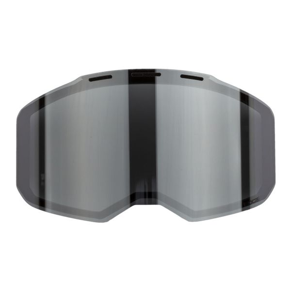 Accesorii Ochelari Klim Lentila Oglinda Schimb Ochelari Moto MX Edge Dark Smoke Silver Mirror