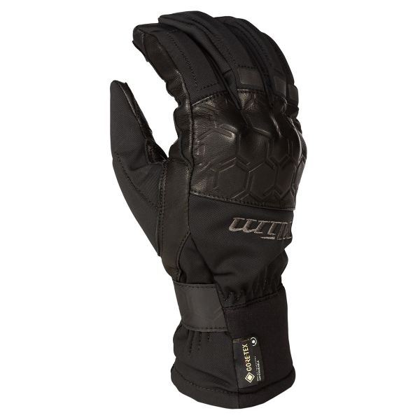 Manusi Moto Touring Klim Manusi Moto Textile/Piele Vanguard GTX Long Glove Stealth Black