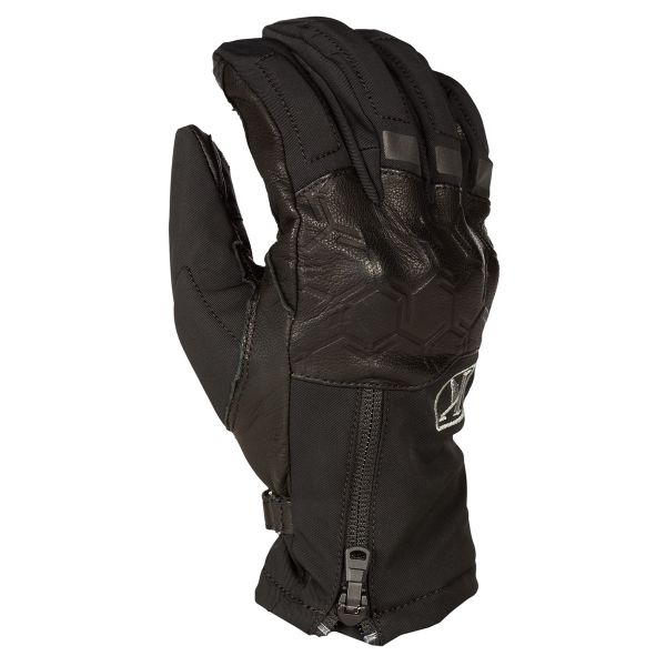 Manusi Moto Touring Klim Manusi Moto Textile/Piele Vanguard GTX Short Glove Stealth Black