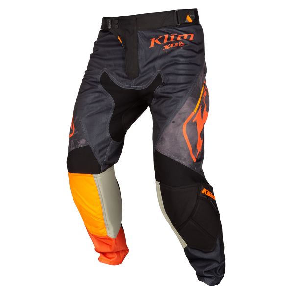 Pantaloni MX-Enduro Klim Pantaloni Moto Enduro XC Lite Corrosion Strike Orange 23