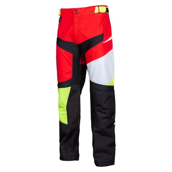Pantaloni Snow Klim Pantaloni Snowmobil Non-Insulated Race Spec High Risk Red/Hi/Vis