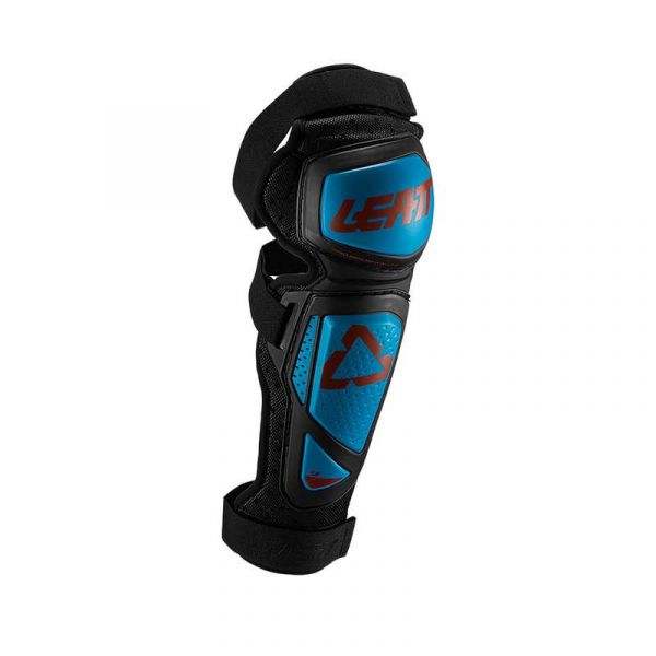 Genunchiere si Orteze Leatt Genunchiere Moto MX Knee/Shin Guard 3.0 Ext Black/Blue