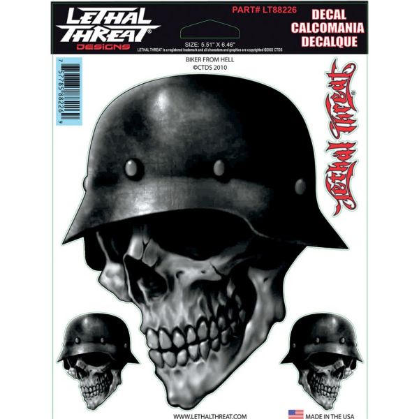 Accesorii Diverse Lethal Threat Abtibild Decal Biker From Hell