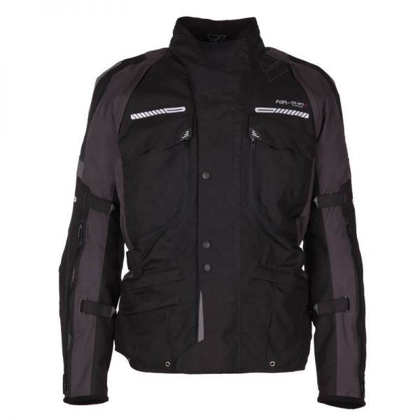  Modeka Geaca Moto Westport Textila Impermeabila Black/Gray