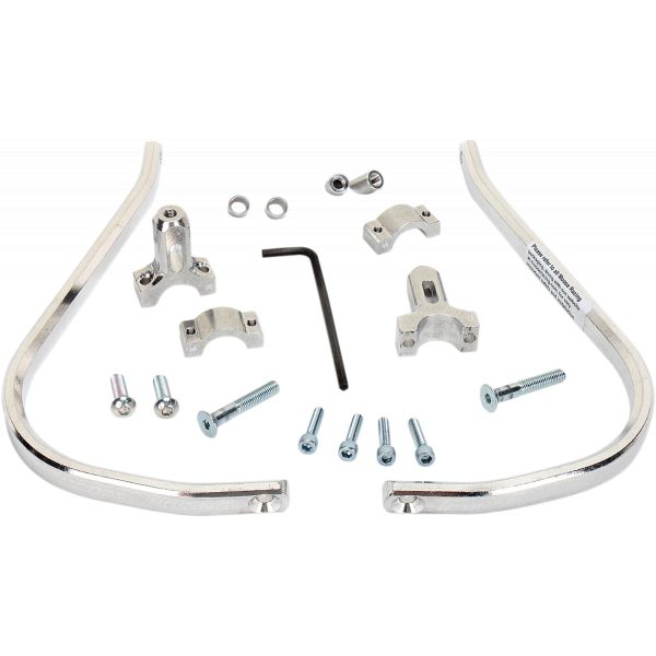 Handguard Moose Racing Bare Handguard Aluminiu Silver 28 MM -50-4014s