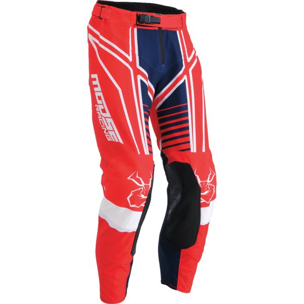 Pantaloni MX-Enduro Moose Racing Pantaloni Moto Enduro/MX Agroid Red/White/Black 24