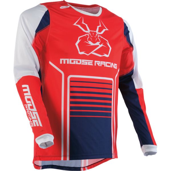Tricouri MX-Enduro Moose Racing Tricou Moto Enduro/MX Agroid Black/Gray 24