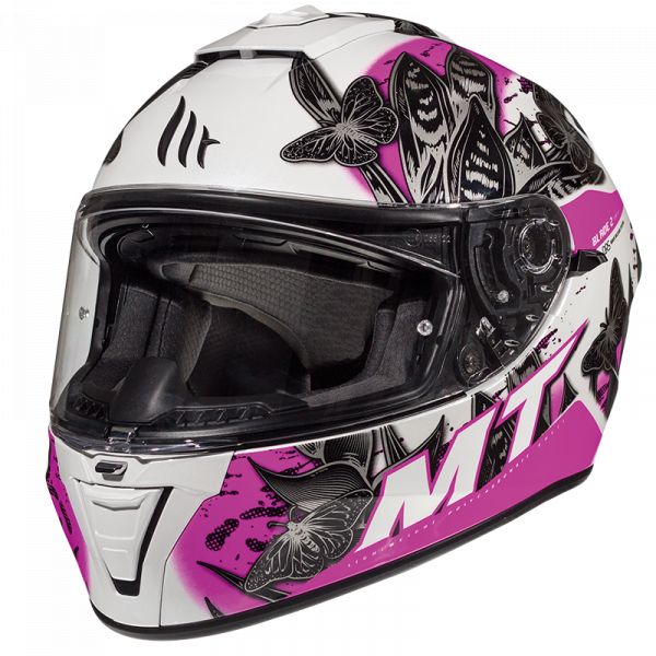 Casti Moto Integrale MT Helmets Casca Moto Full-Face Blade 2 SV Breeze D8 Gloss Pearl Pink 2022
