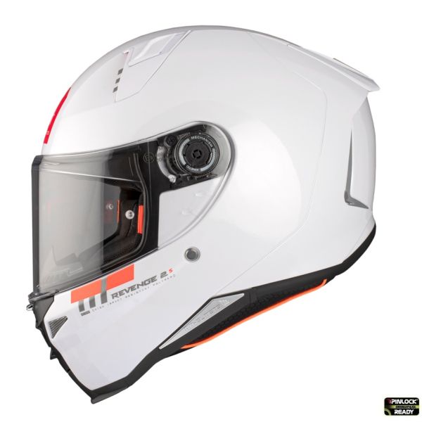 Casti Moto Integrale MT Helmets Casca Moto Full-Face/Integrala Revenge 2 S A0 Glossy White 24