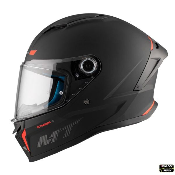 Casti Moto Integrale MT Helmets Casca Moto Full/Face Integrala Stinger 2 A1 Black Matt 23
