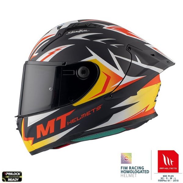 Casti Moto Integrale MT Helmets Casca Moto Full-Face KRE+ Carbon Acosta A37 Blue Matt