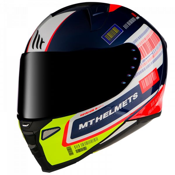 Casti Moto Integrale MT Helmets Casca Moto Full-Face Revenge RS A0 Gloss Pearl Blue 2022