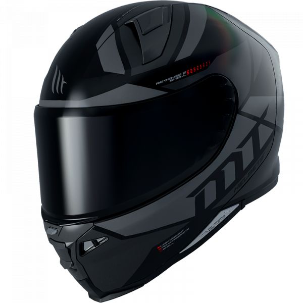 Casti Moto Integrale MT Helmets Casca Moto Full-Face Revenge Scalpel A2 Matt Gray 2022