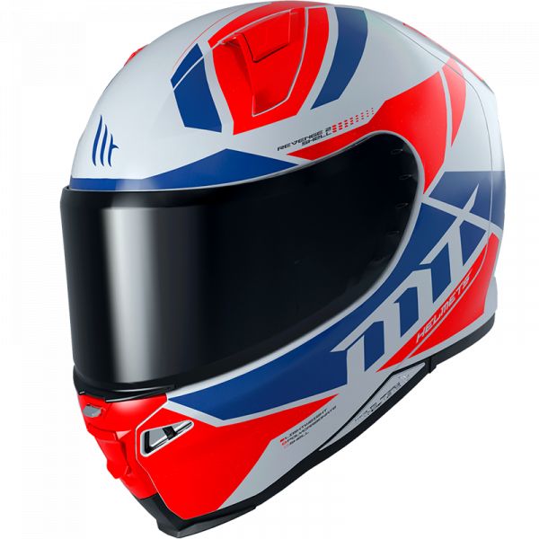 Casti Moto Integrale MT Helmets Casca Moto Full-Face Revenge Scalpel B5 Gloss Pearl Fluor Red 2022
