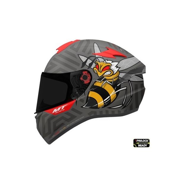Casti Moto Integrale MT Helmets Casca Moto Full-Face Targo Bee B5 Grey 