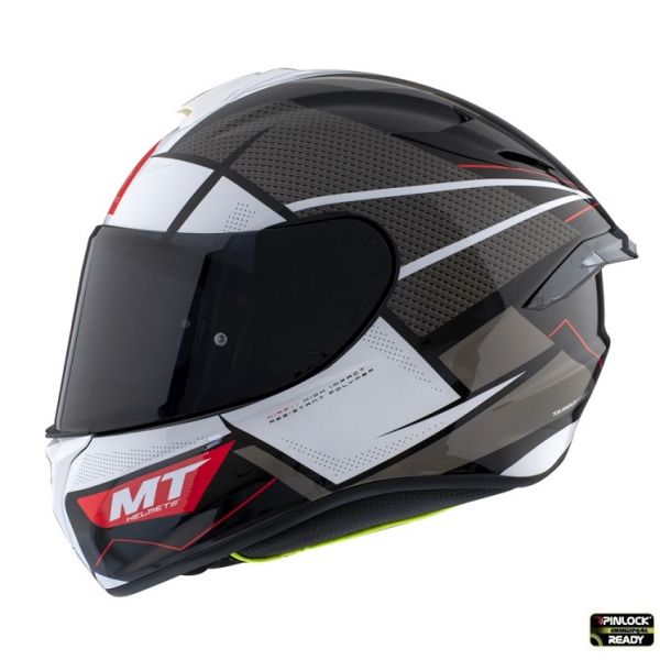 Casti Moto Integrale MT Helmets Casca Moto Full-Face Targo Pro Podium B0 Black/White