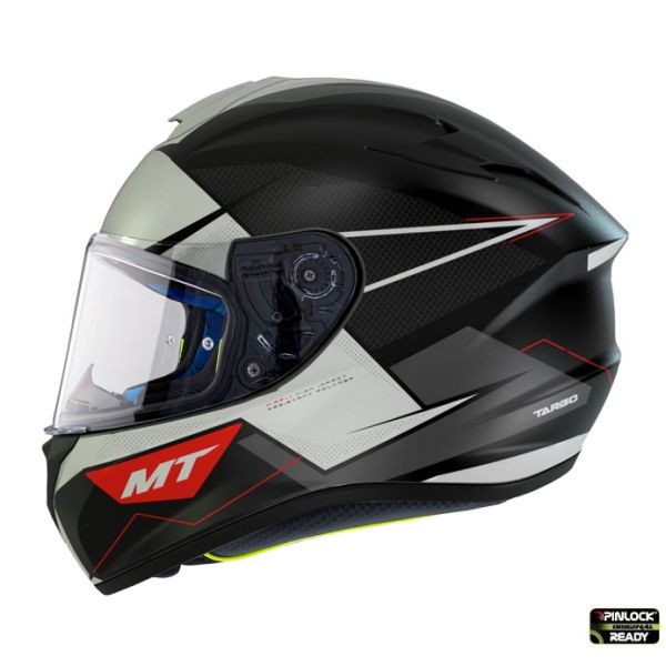 Casti Moto Integrale MT Helmets Casca Moto Full-Face Targo Pro Podium BO White Matt 2023