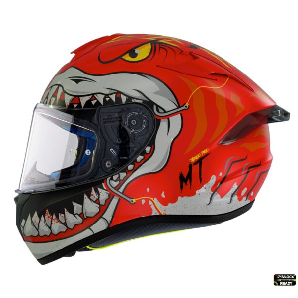 Casti Moto Integrale MT Helmets Casca Moto Full-Face Targo Pro Sharky C5 Red Matt 2023