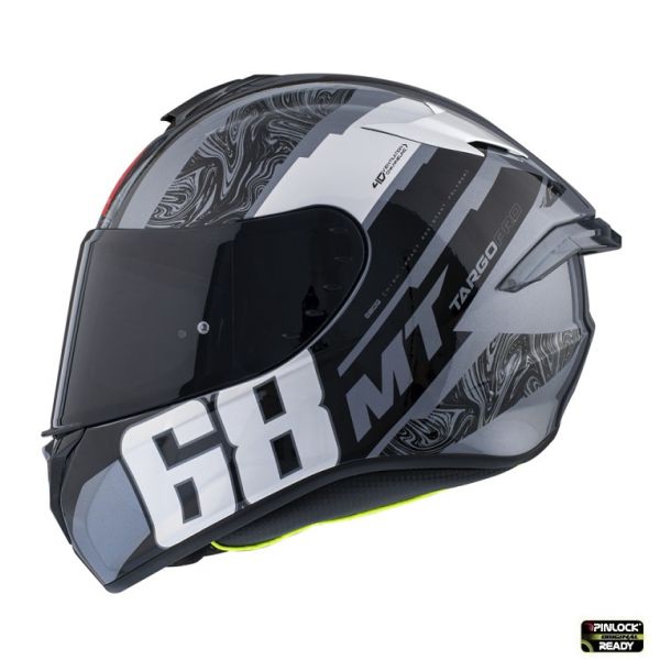 Casti Moto Integrale MT Helmets Casca Moto Full-Face Targo Pro Welcome F2 Grey