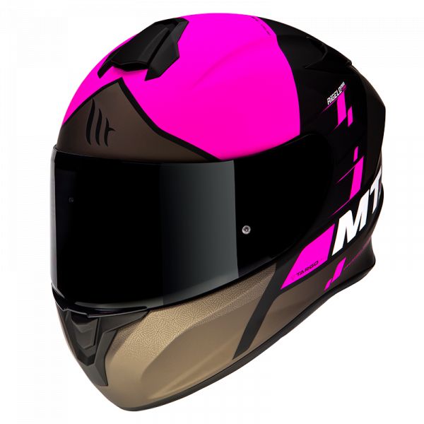 Casti Moto Integrale MT Helmets Casca Moto Full-Face Targo Rigel A8 Matt Fluor Pink 2022