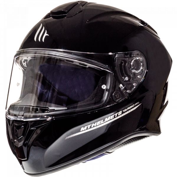 Casti Moto Integrale MT Helmets Casca Moto Full-Face Targo Solid A1 Gloss Black 2022