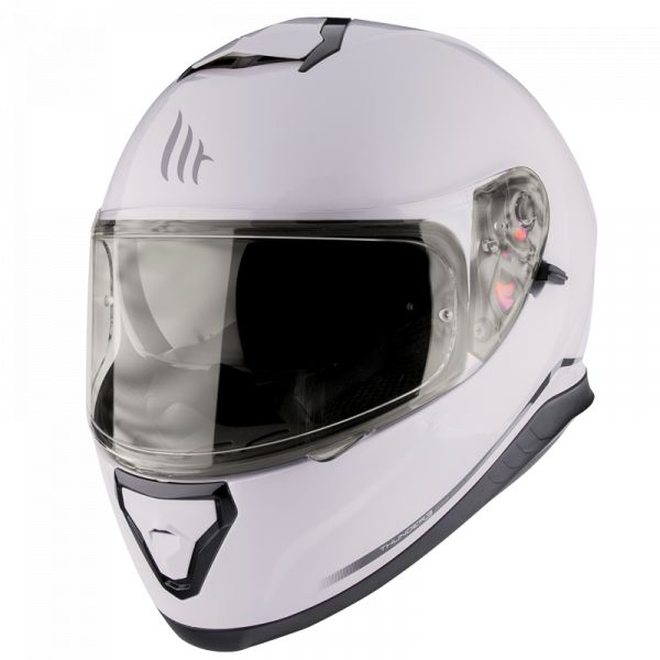 Casti Moto Integrale MT Helmets Casca Moto Full-Face Thunder 3 SV Solid A0 Gloss Pearl White 2022