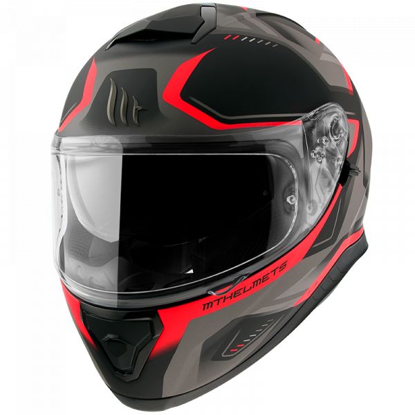 Casti Moto Integrale MT Helmets Casca Moto Full-Face Thunder 3 SV Turbine C5 Matt Red 2022