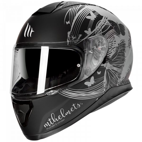 Casti Moto Integrale MT Helmets Casca Moto Full-Face Thunder 3 SV Vlinder B2 Matt Gray 2022